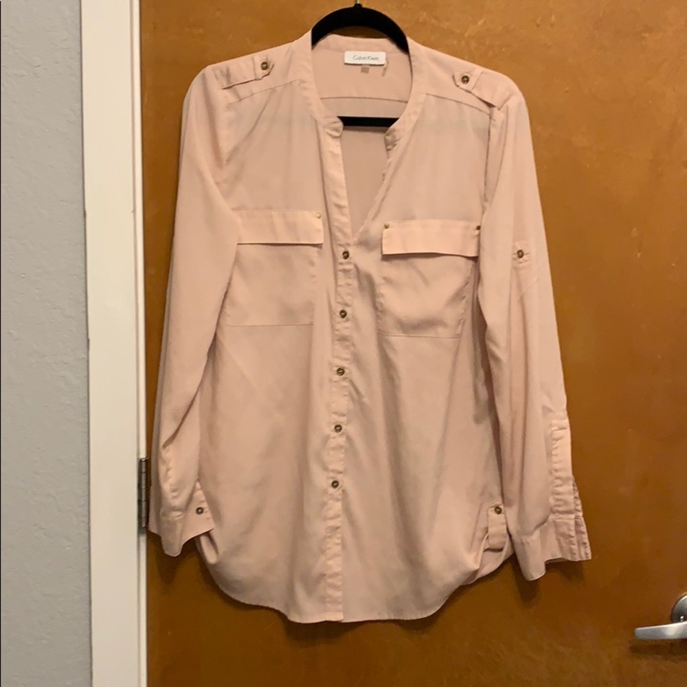 Calvin Cline Button Down Blouse